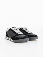 Pantofi sport barbati negri din material textil Lydus