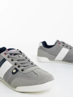 Pantofi sport barbati gri din piele ecologica Soteris