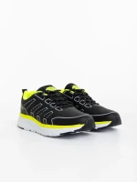 Pantofi sport barbati negri din piele ecologica Rafferty