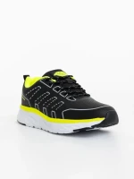 Pantofi sport barbati negri din piele ecologica Rafferty