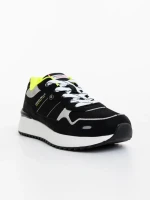 Pantofi sport barbati negri din material textil Ossie