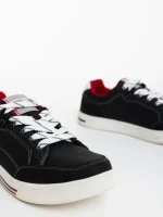 Pantofi sport barbati negri din material textil Victoriano