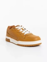 Pantofi sport barbati maro din piele ecologica Rogelio