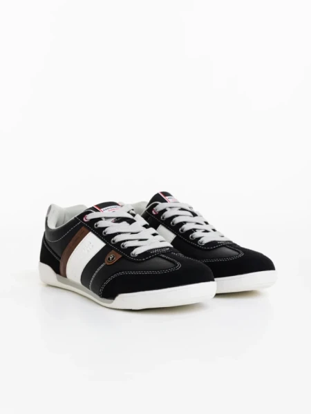 Pantofi sport barbati negri din piele ecologica Soteris