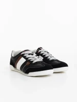 Pantofi sport barbati negri din piele ecologica Soteris