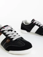 Pantofi sport barbati negri din piele ecologica Soteris