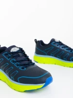 Pantofi sport barbati albastri din piele ecologica Rafferty