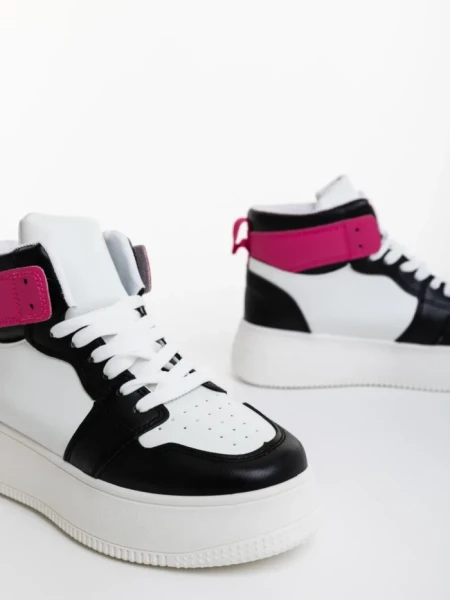 Pantofi sport dama negri din piele ecologica Acilia