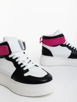 Pantofi sport dama negri din piele ecologica Acilia