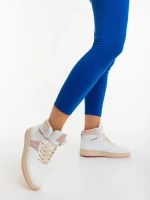 Pantofi sport dama roz din piele ecologica Jocelin