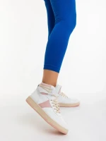 Pantofi sport dama roz din piele ecologica Jocelin