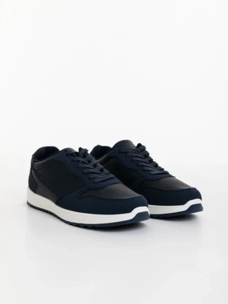 Pantofi sport barbati albastri din piele ecologica Eraldo