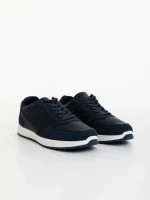 Pantofi sport barbati albastri din piele ecologica Eraldo