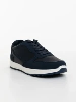 Pantofi sport barbati albastri din piele ecologica Eraldo