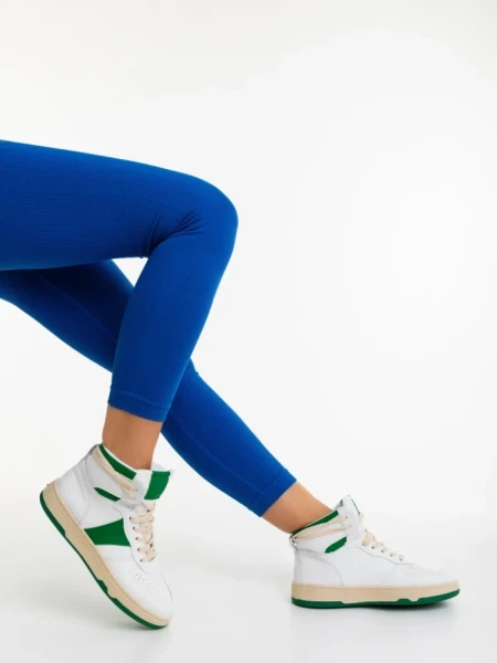 Pantofi sport dama verzi din piele ecologica Jocelin