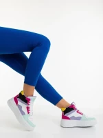 Pantofi sport dama fucsia din piele ecologica Estella