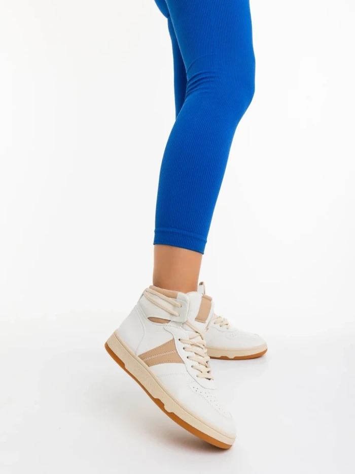 Pantofi sport dama maro din piele ecologica Jocelin