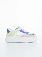 Pantofi sport dama roz din piele ecologica Kosara