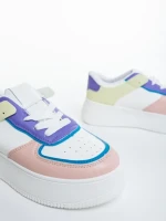 Pantofi sport dama roz din piele ecologica Kosara