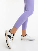 Pantofi sport dama negri din piele ecologica Petty