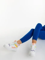 Pantofi sport dama roz din piele ecologica Estella