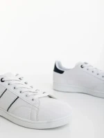 Pantofi sport barbati albi din piele ecologica Jelka