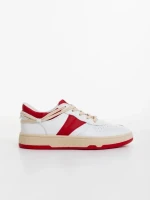 Pantofi sport dama rosii din piele ecologica Petty