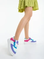 Pantofi sport dama mov din piele ecologica Kosara