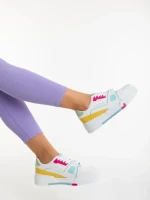 Pantofi sport dama verzi din piele ecologica Lowery