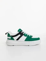 Pantofi sport dama verzi din piele ecologica Sabetta