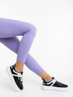 Pantofi sport dama negri din piele ecologica Sabetta