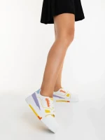 Pantofi sport dama galbeni din piele ecologica Lowery