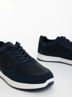 Pantofi sport barbati albastri din piele ecologica Davies