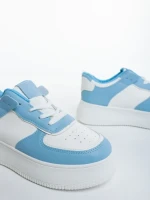 Pantofi sport dama albastri din piele ecologica Kosara