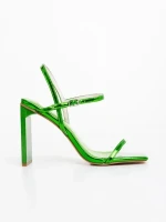 Sandale dama verzi din piele ecologica Soleva