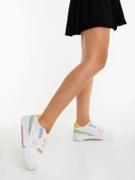 Pantofi sport dama roz din piele ecologica Lowery