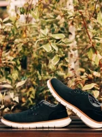 Pantofi sport barbati negri din material textil  Alexie