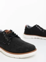 Pantofi sport barbati negri din material textil  Alexie