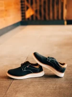 Pantofi sport barbati negri din piele ecologica Alonso