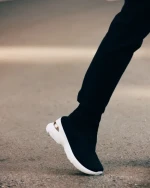 Pantofi sport dama negri din material textil Verlana