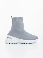 Pantofi sport dama gri din material textil Verlana