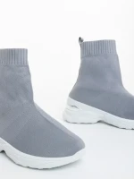 Pantofi sport dama gri din material textil Verlana