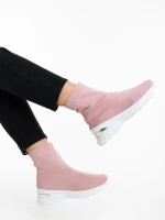 Pantofi sport dama roz din material textil Verlana