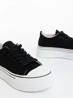 Tenisi dama negri din material textil Rupela