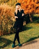 Mocasini dama verzi din material textil Mirumia