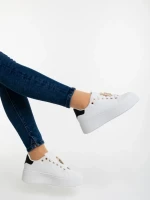 Pantofi sport dama negre din piele ecologica Amazera