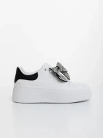 Pantofi sport dama negri din piele ecologica Zenara