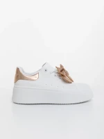 Pantofi sport dama sampanie din piele ecologica Zenara