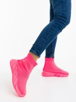 Pantofi sport dama roz din material textil Razara