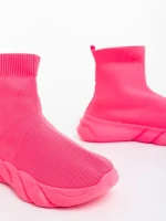 Pantofi sport dama roz din material textil Razara